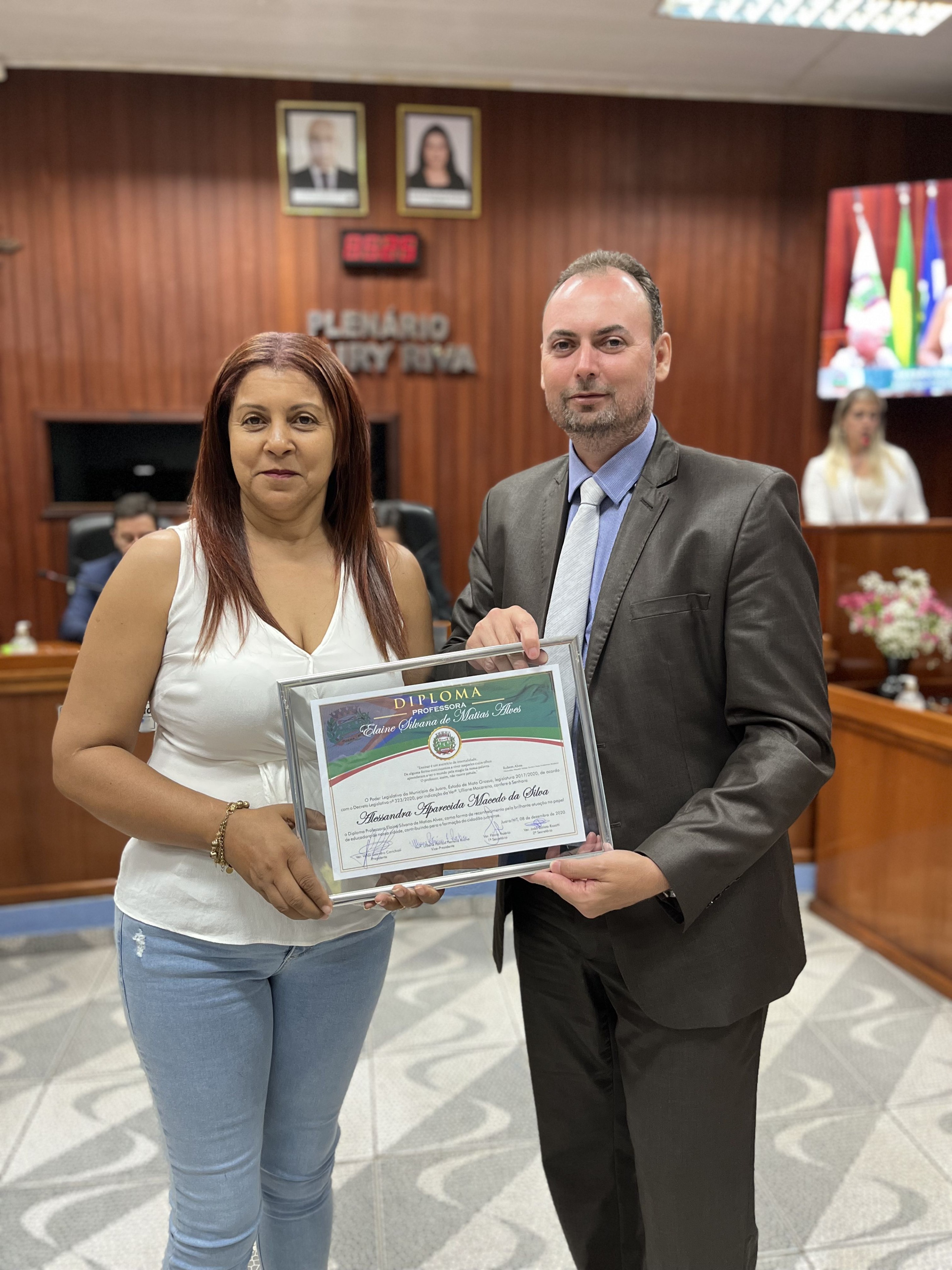 Entrega do Diploma Professora Elaine... 10/10/2023