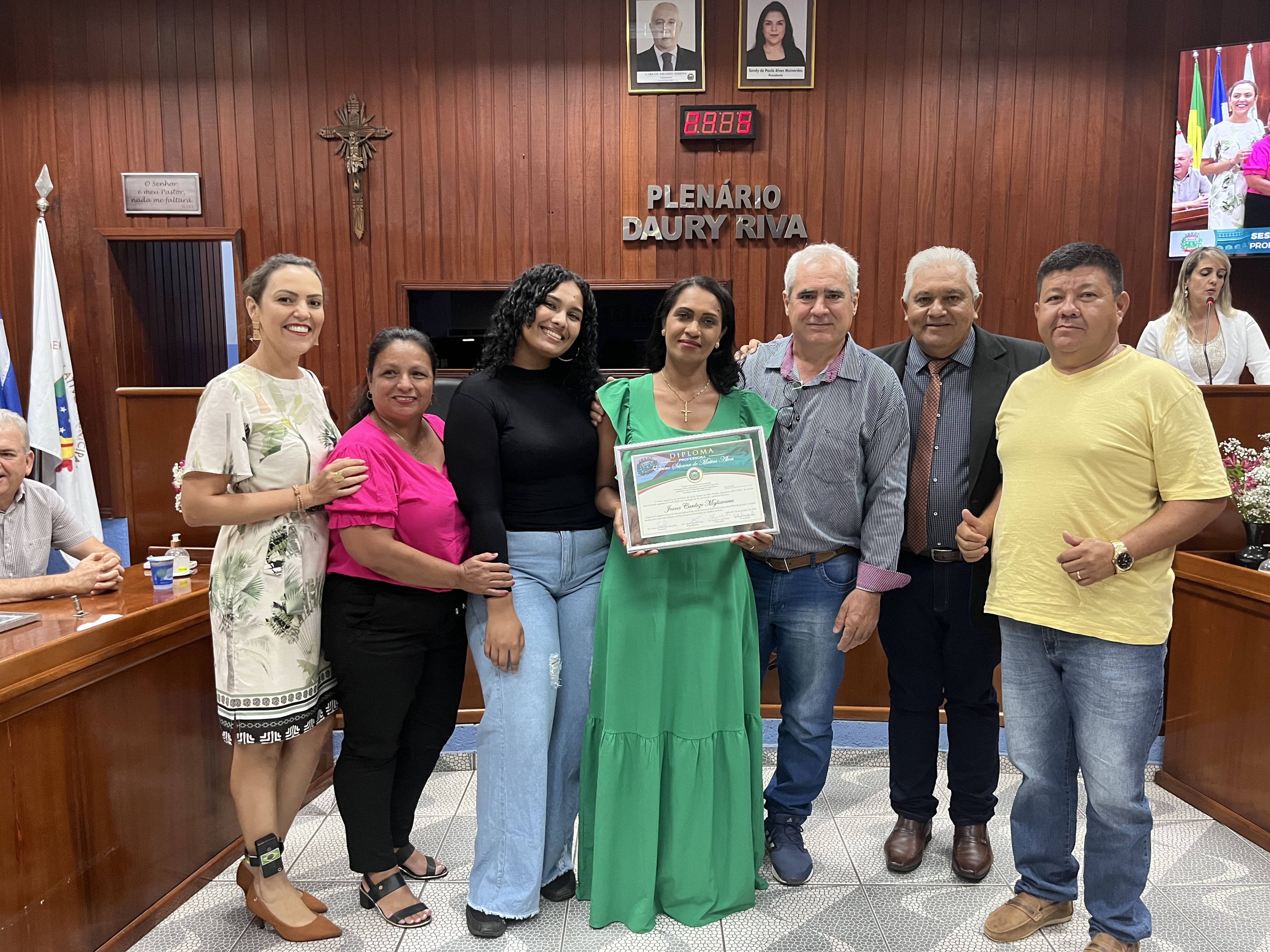 Entrega do Diploma Professora Elaine... 10/10/2023