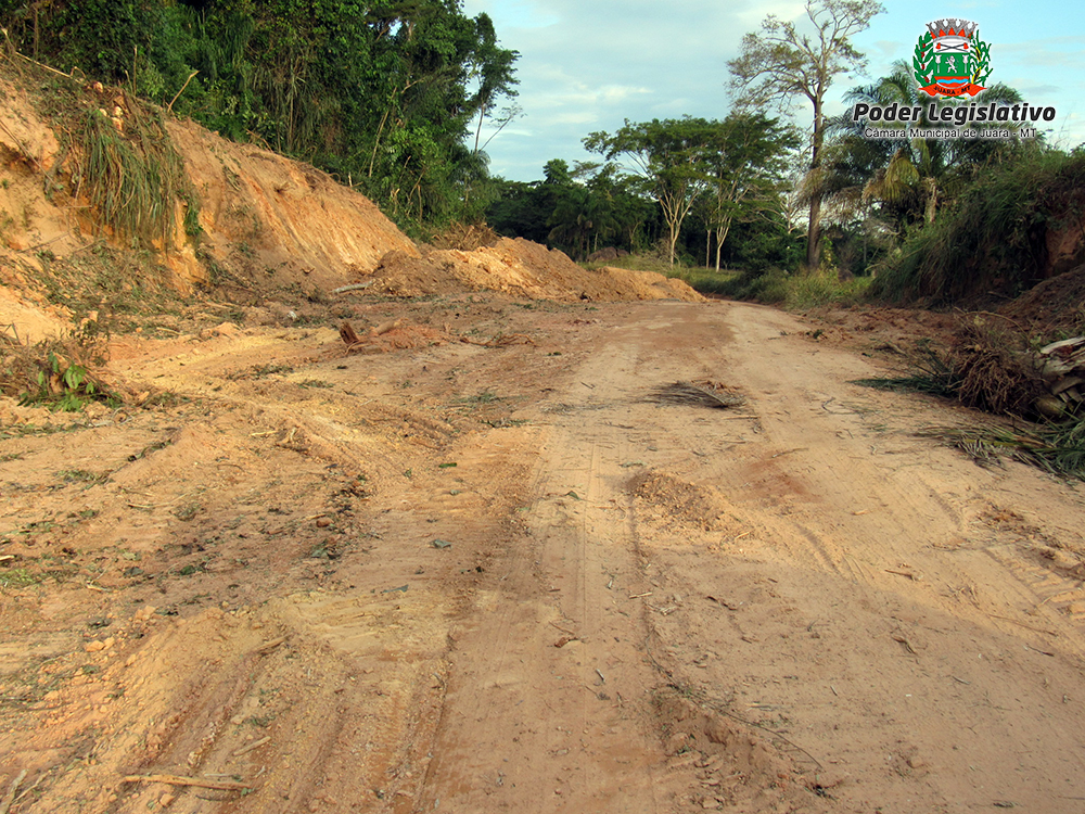 Estrada da balsa.