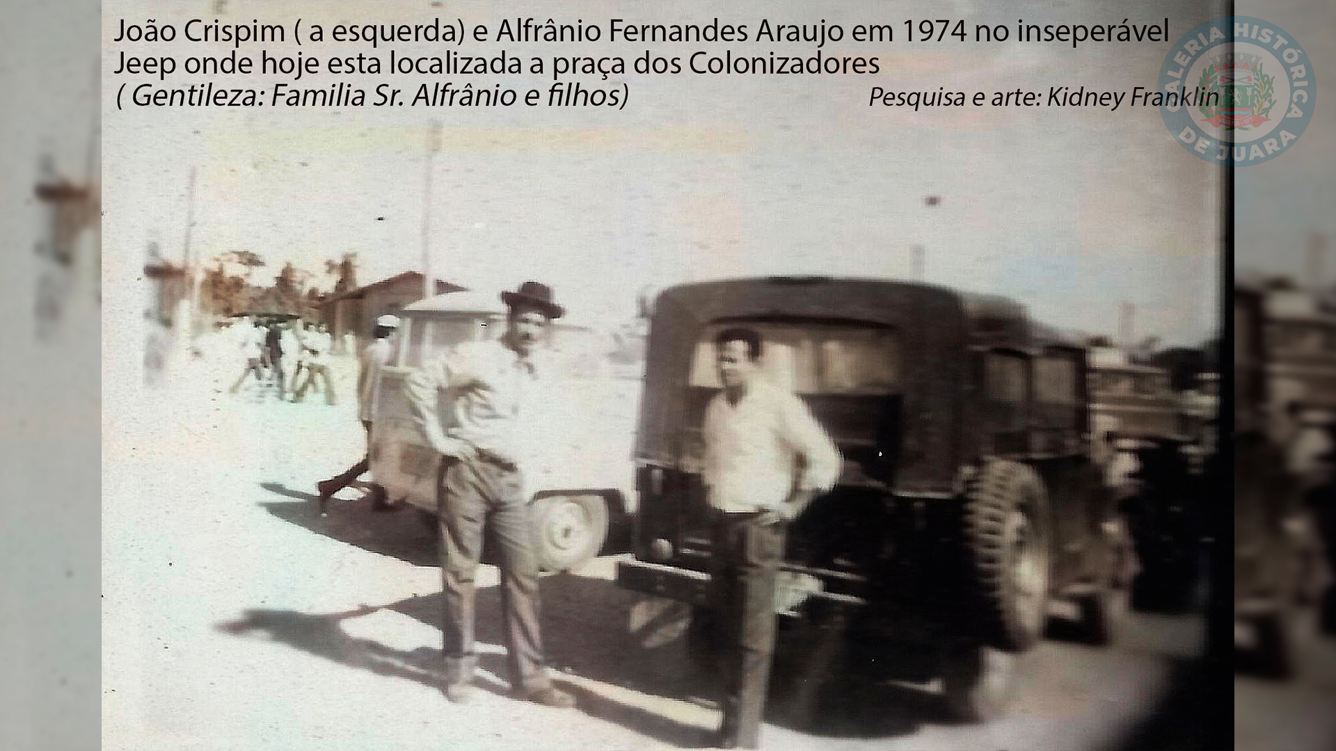 Populares na Praça dos Colonizadores - 1974