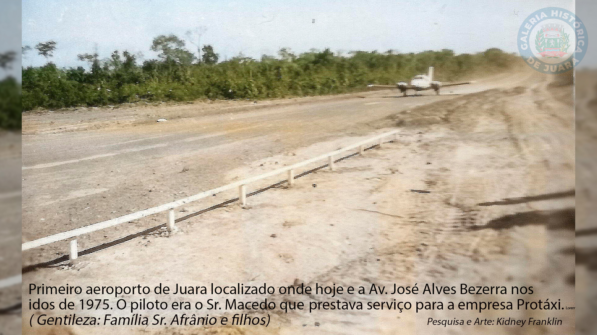 Primeiro aeroporto de Juara - 1975