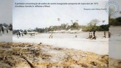 Primeira concentrações de aviões - 1975