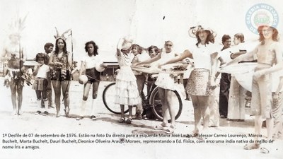 Primeiro desfile de 7 de setembro - 1976