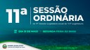 11ª Sessão Ordinária de 2024 será realizada na próxima segunda-feira; confira a pauta