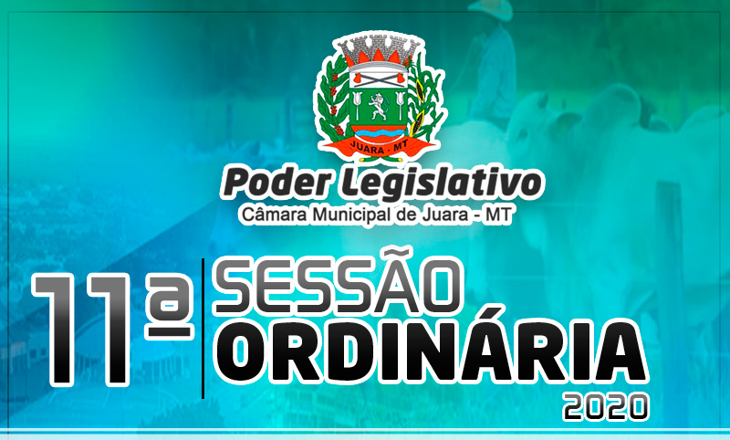 11ª Sessão Ordinária do Poder Legislativo Juarense será realizada hoje às 19h30. Participe pela live no Facebook.