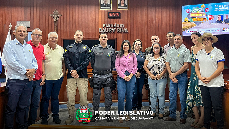 1º Encontro Municipal de Trânsito aconteceu nesta quarta-feira (10) no Plenário Daury Riva