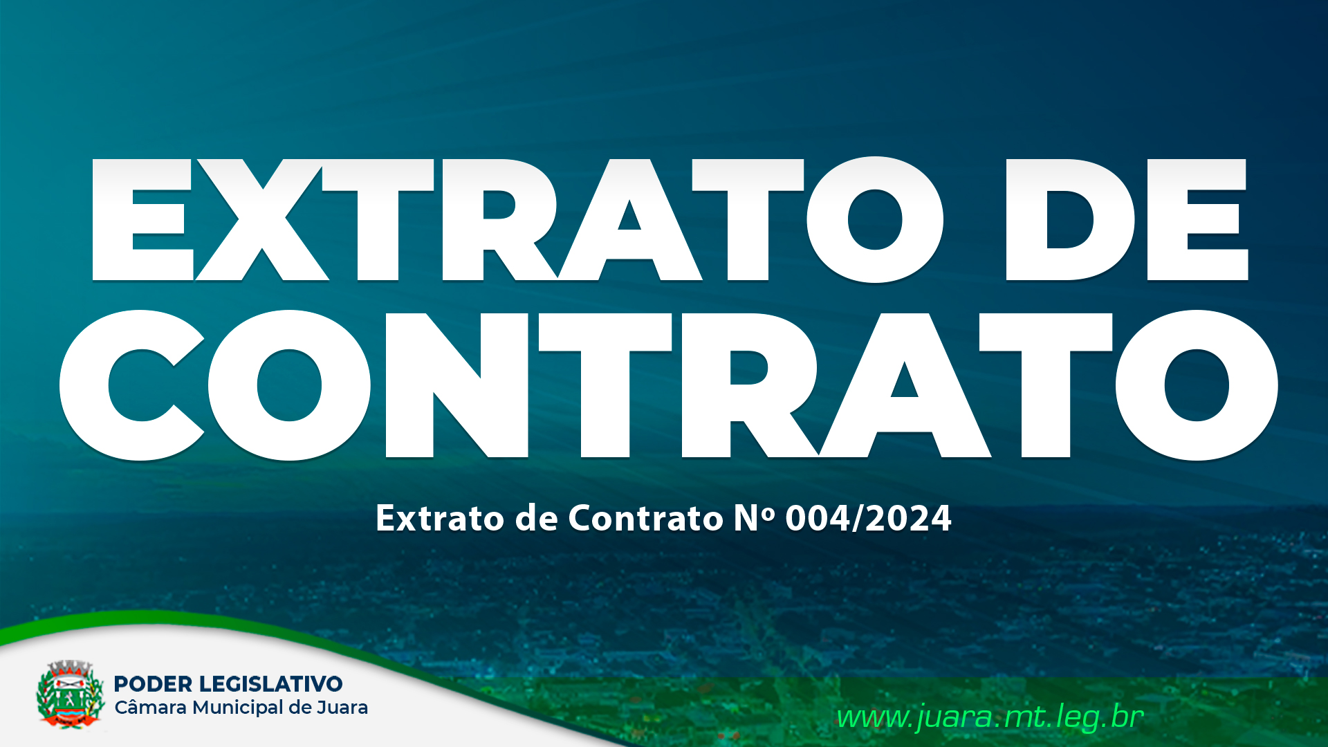 Acesse o Extrato do Contrato Nº 004/2024