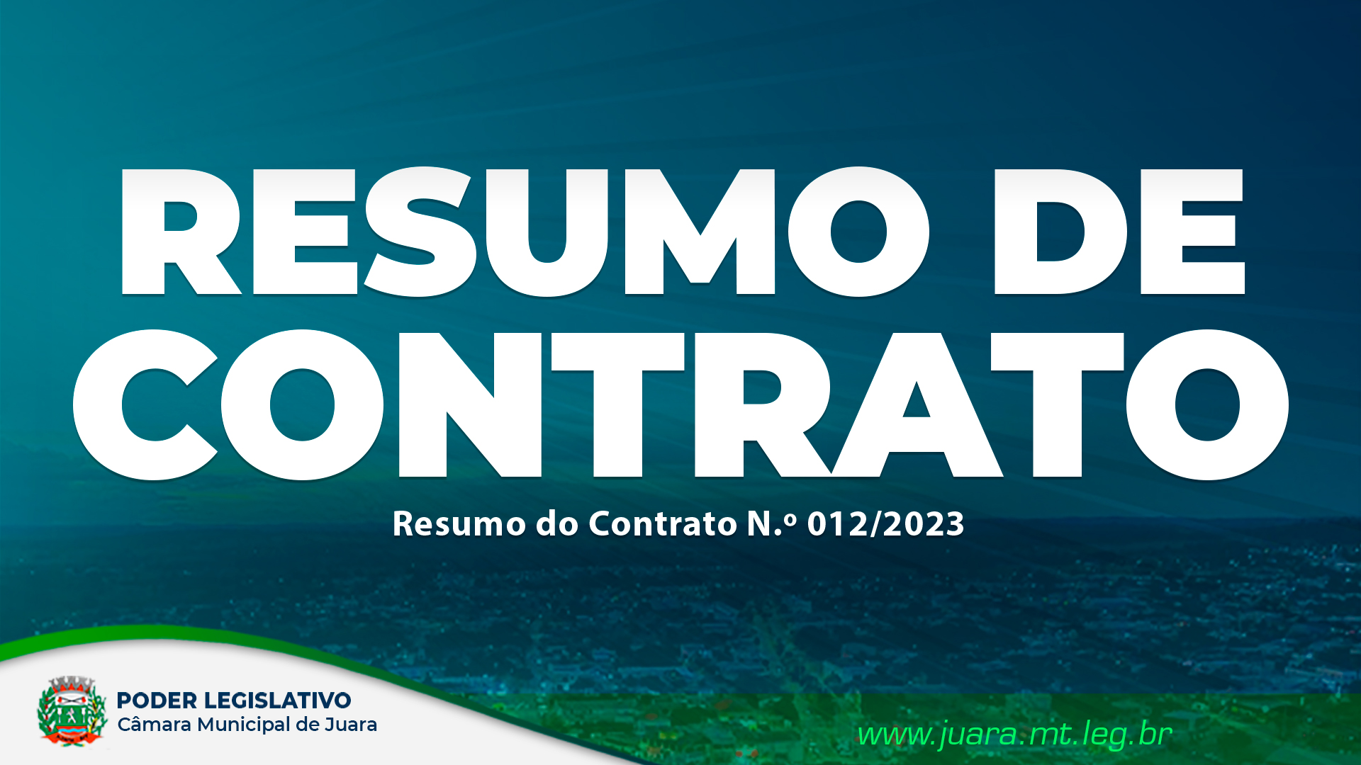 Acesse o Resumo do Contrato n.º 012/2023