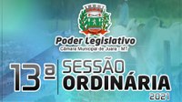 Acontecerá nesta segunda-feira 07 de junho às 19h30 a 13ª Sessão Ordinária do Poder Legislativo Juarense