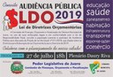 Audiência Pública da LDO/2019 será nesta sexta-feira, dia 27 de julho.