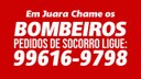 Bombeiros estão em Juara para combater queimadas 24 horas por dia na cidade e no campo.