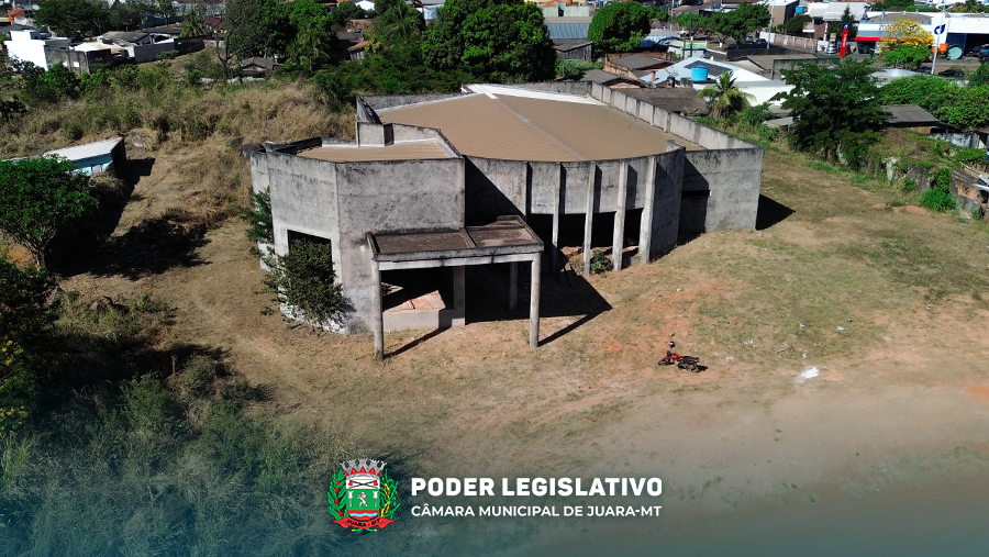 Câmara de Juara licita primeira fase para retomada da obra do prédio próprio, parada há mais de 10 anos