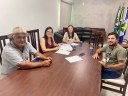 Câmara Municipal recebe visita do coordenador censitário do IBGE