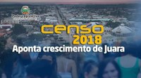 Censo/2018 aponta crescimento de Juara. Tabaporã e Porto dos Gaúchos encolheram.