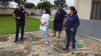 Comissão de Legislação, Justiça e Redação da Câmara de vereadores visitam escola Militar a fim de conhecer os projetos desenvolvidos.