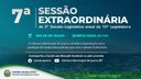  Confira a pauta da 7ª Sessão Extraordinária de 2023