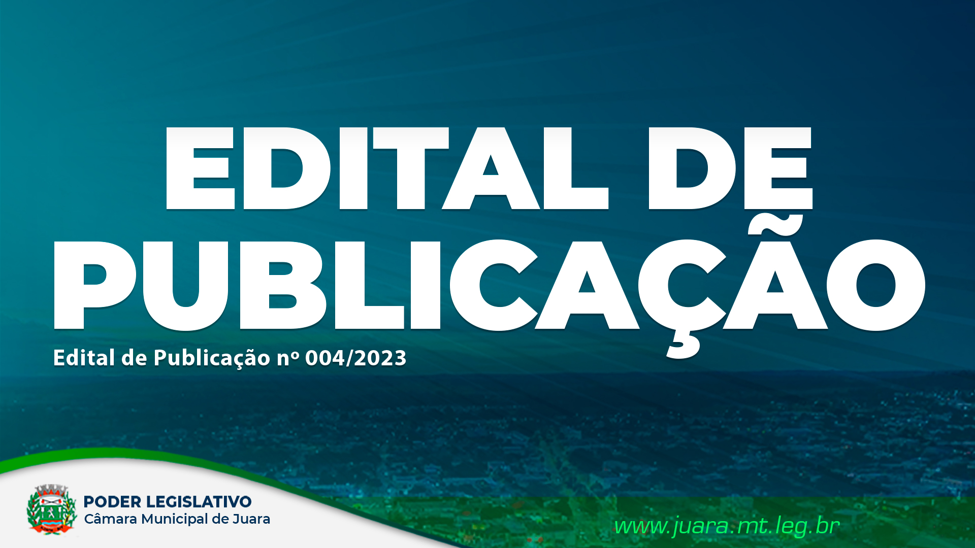 Confira o Edital de Publicação n.º 001/2024