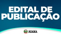 Confira o Edital de Publicação nº. 001/2025