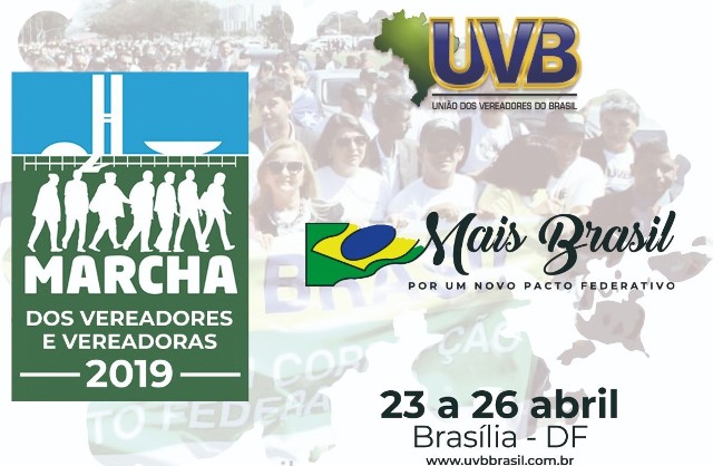 Conheça a programação da Marcha das Vereadoras e Vereadores/2019.