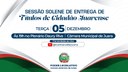 Entrega de "Títulos de Cidadão Juarense"  acontece nesta terça-feira em Sessão Solene