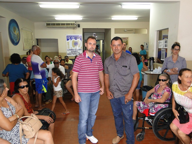 Hospital do Instituto Lions da Visão recebe a visita dos Vereadores Lorão e Léo.