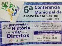 Juara se prepara para a 6ª Conferência de Assistência Social.