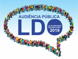 LDO/2019 será debatida hoje em Audiência Pública.