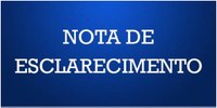 Nota de esclarecimento da Secretaria Municipal de Educação.