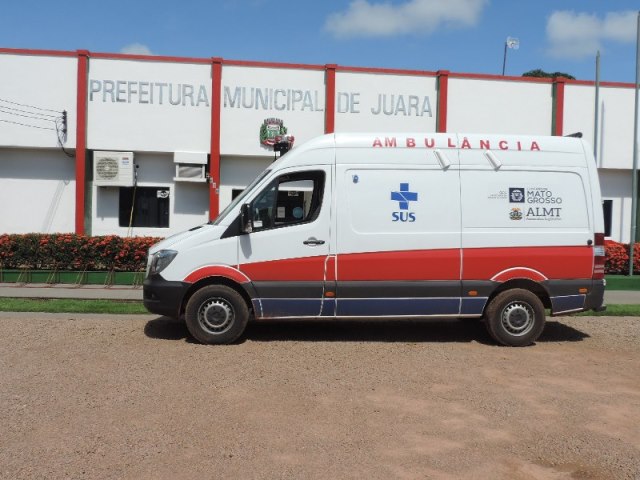 "Nova ambulância é uma conquista para Juara" argumenta vereador, João Pinto.