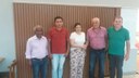 Prefeito e vereadores de Juara se encontram com prefeita de Nova Monte Verde, em Cuiabá.