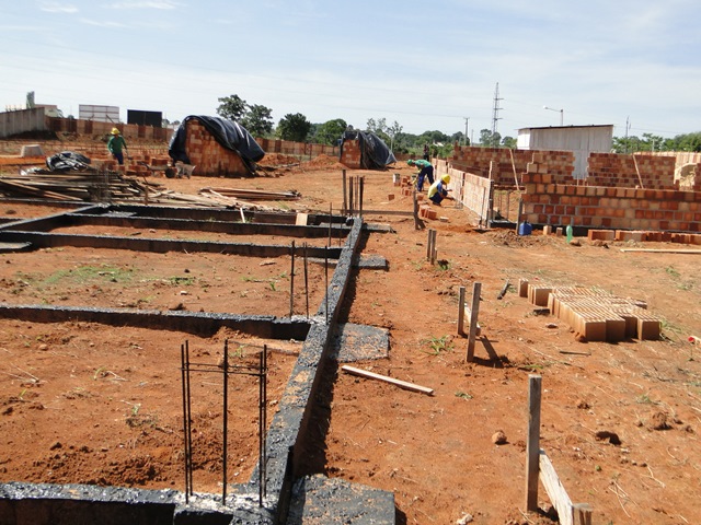 Recomeçam as obras da escola técnica de Juara/MT.