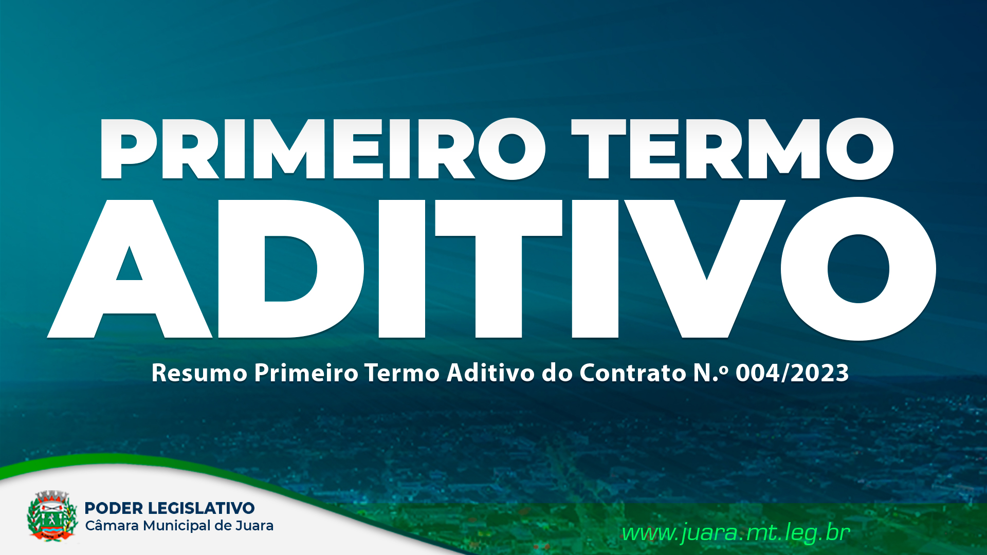 Resumo Primeiro Termo Aditivo do Contrato N.º 004/2023