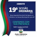 Segunda-feira, 05 de agosto tem Sessão Ordinária na Câmara de Vereadores.