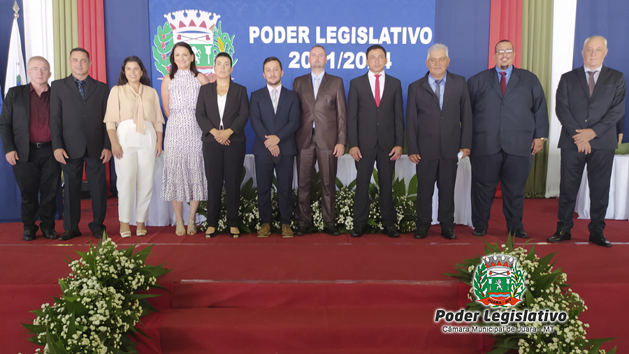 Sessão de posse de Vereadores, Prefeito e Vice-prefeito de Juara aconteceu na manhã do dia   01 de janeiro.