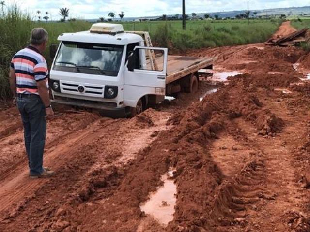 Ver. Flávio Valério (SD) pede socorro para a Rodovia MT 160, sentido Itapaiúna.