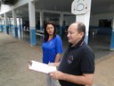 Vereador visita escolas da rede municipal para levantamento das demandas.