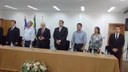 Vereadora Marta Sinhorin representou a Câmara na inauguração do fórum.