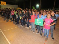 Vereadores Hélio Castão e Flávio Valério participam do 1º Inter Classe da Escola Comendador.