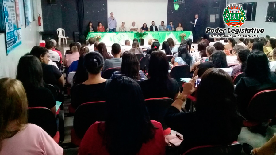 Vereadores participam da VII Conferência Municipal de Saúde em Juara.